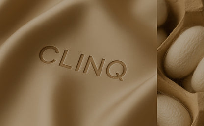 CLINQ – SILK Pillow (100% Mulberry Silk) - Cream